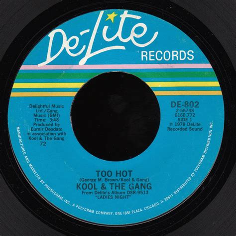 Kool The Gang Too Hot Richmond Pressing Vinyl Discogs
