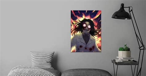 Anime Crazy Woman Fantasy Poster By Evgenuy Merkushov Displate