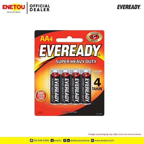 Eveready Super Heavy Duty Aa Battery Pcs