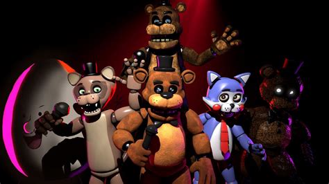 The Fazbear Fanverse Generations Speed Art Sfm YouTube