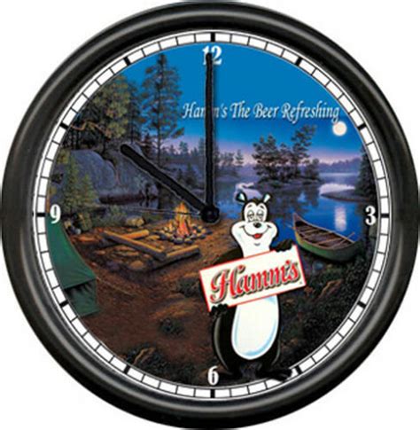 Hamm's Hamms Camping Beer Bear Bar Tavern Sign Wall Clock - Etsy