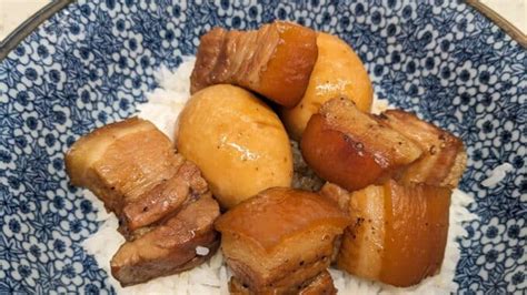 Food You Can Eat Kaw Sach Jrouk Cambodian Braised Pork Belly And Eggs