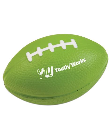 Prime Line Football Shape Stress Ball 3 Alphabroder