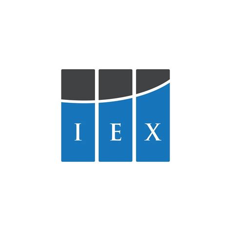 Iex Letter Logo Design On White Background Iex Creative Initials