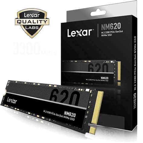 LEXAR NM620 512GB M.2 2280 PCI-E x4 Gen3 NVMe - Nexcom Computers