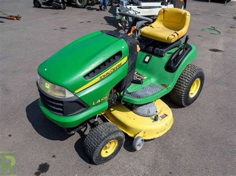 John Deere La 105 Ride On Mower Roller Auctions