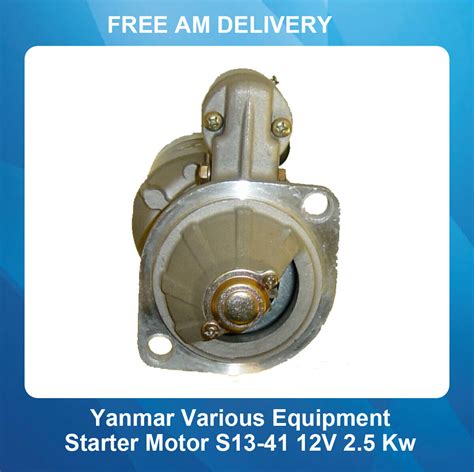 Starter Motor For Yanmar Marine 4LH DTE 4LH HTE 4LH TE 1989 S1341 EBay