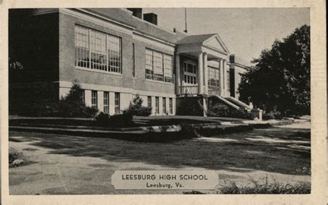 Leesburg High School Virginia Postcard