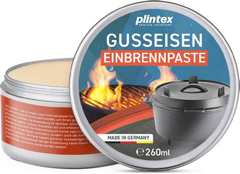 Plintex – Gusseisen Einbrennpaste