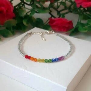 Gay Pride Jewelry Bracelet Lgbtq Rainbow Jewelry Gay Gift Lesbian