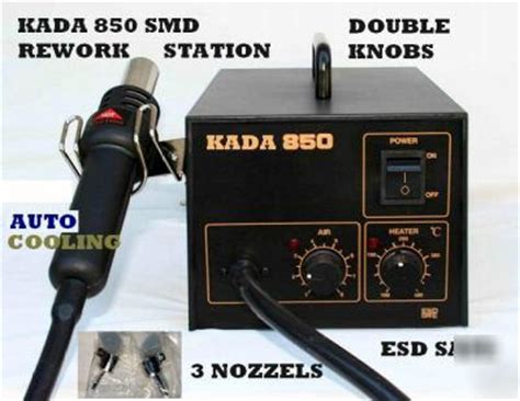 New Kada 850 Smd Rework Soldering Station Hot Air 850