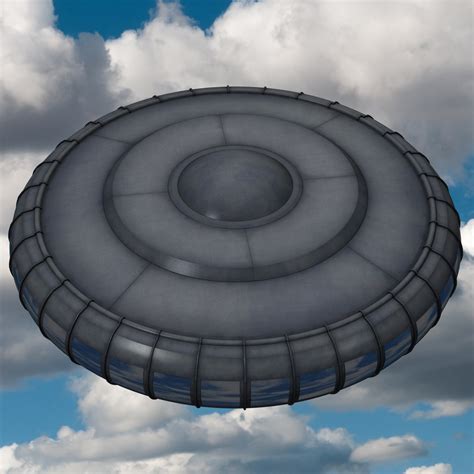 3d Obj Flying Saucer
