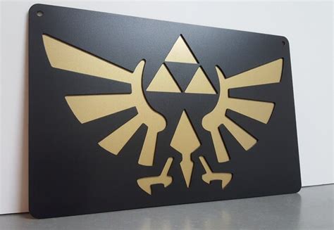 Zelda Wingcrest Triforce Metal Wall Art