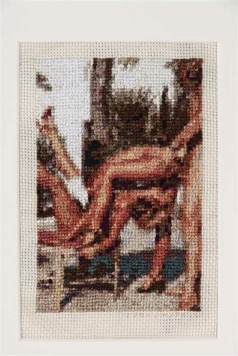 Artist Discusses Sexual Health By Embroidering Hardcore Erotic Scenes Art Sheep