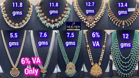 Only 6 VA Lightweight Gold Jewellery From 5 Gms Lightweight Beads