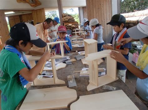 建設組合｜山梨県建設組合 夏休みこども木工教室を開催致しました。