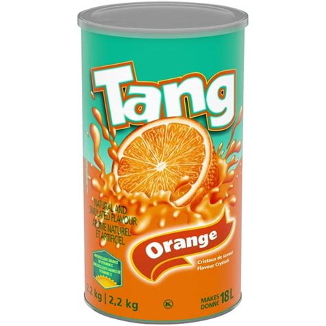 tang powdered soft drink mix  ct orange    packets
