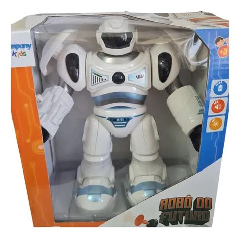 Brinquedo Do Futuro - Brinquedo Robô Do Futuro Com Som E Luz Lança Projéteis | MercadoLivre