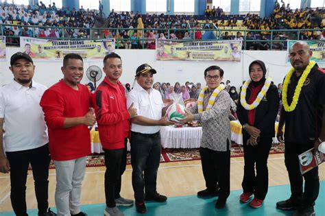 Kemenpora Dukung Turnamen Bola Voli Antar SMA SMK Di Kabupaten