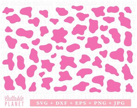 Cow Print Pattern Print Cow Print Svg Strawberry Cow Print Etsy