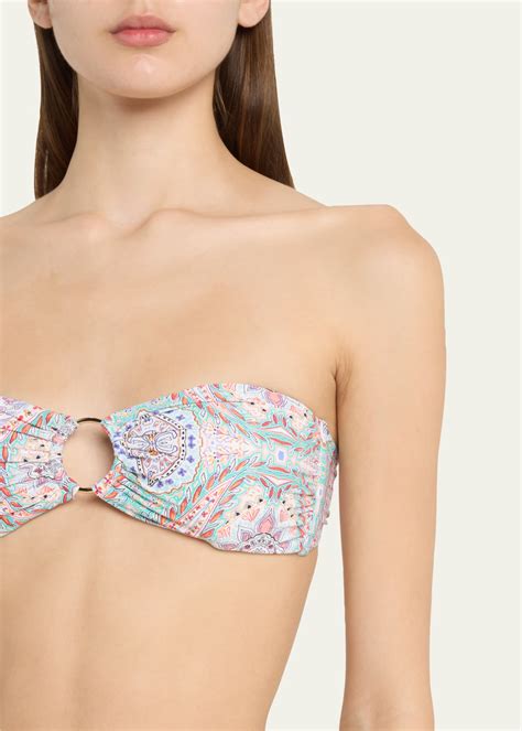 Melissa Odabash Tortola Paisley Print Bikini Top Bergdorf Goodman