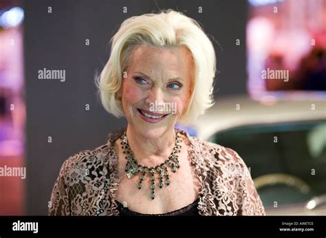 Actress Honor Blackman Who Played Pussy Galore In The James Bond Movie Goldfinger Cb W