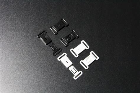 Plastic Swimwear Bikini Bra Interlock Closure Front Clasp Clip Release Buckle Insert Plug In