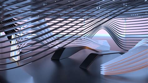 Futuristic Exhibition Stand I Model Turbosquid 2225323