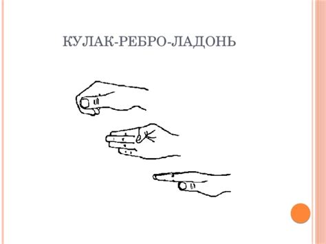 Кулак ребро ладонь картинки для детей распечатать