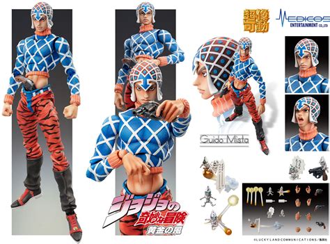 Super Action Statue Guido Mista Sex Pistols Jojo S Bizarre Adventure Part Reissue Hlj