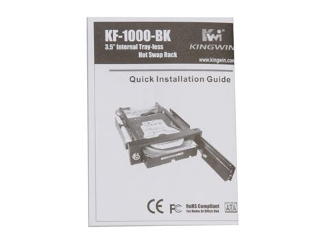 Kingwin Kf Bk Internal Hot Swap Rack Newegg