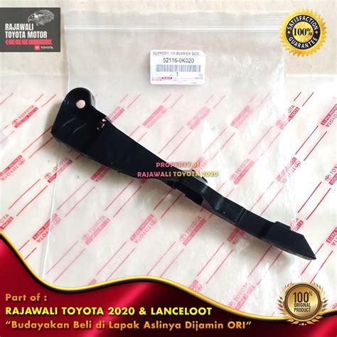 Jual Breket Bemper Depan Fortuner Kiri Kanan Support