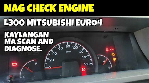Mitsubishi L300 Euro 4 Nag Check Engine Youtube
