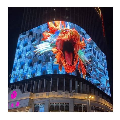 Full Color Outdoor Waterproof High Brightness D Naked Eye LED Display