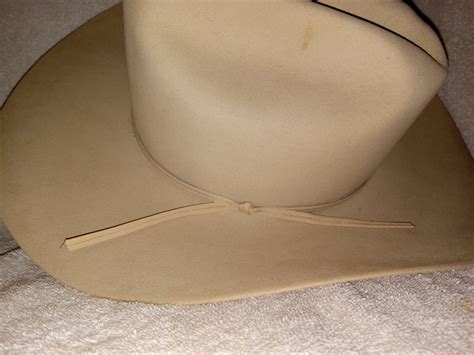 Vintage Stetson Cowboy Hat Size 57 7 18 Gem