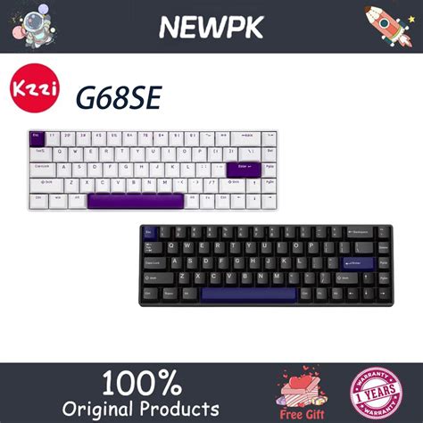 KZZI G68SE Magnetic Switch Keyboard Wired Full Key Hot Swappable RGB Gaming Mechanical Keyboard