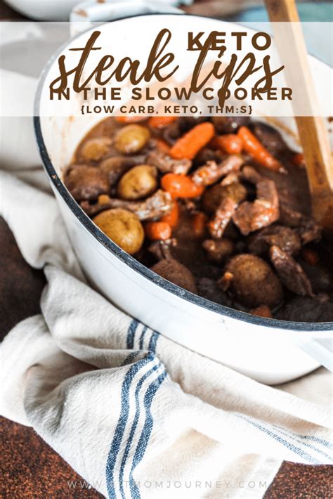 Keto Steak Tips Slow Cooker Low Carb Ketogenic Paleo Thm S Grain Free} Fit Mom Journey