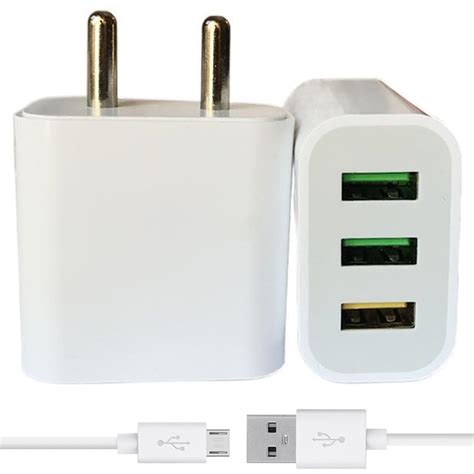 3 Port Charger For Huawei Y6 (2017) Charger Original Adapter Like ...