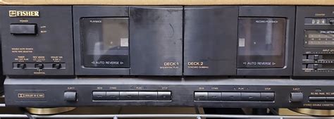 Fisher Studio Standard Double Cassette Deck Reverb