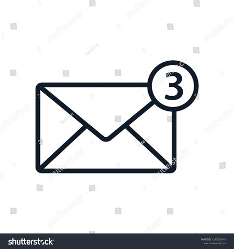 Envelope Icon Vector Logo Template Trendy Stock Vector (Royalty Free ...