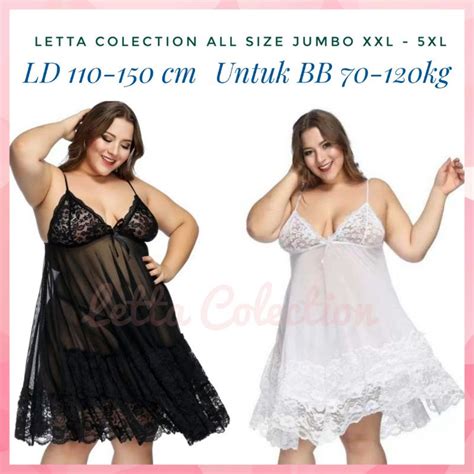 Jual Letta Lingerie Jumbo Lingerie Big Size Xxl Xl Lingeri Jumbo Lingeria Plus Size Baju