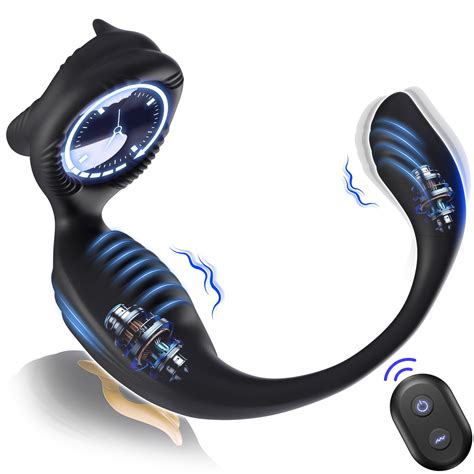 Kerero Vibrating Penis Ring Vibrator Vibration Male Sex Toys For Men Anal Vibrator With Bullet