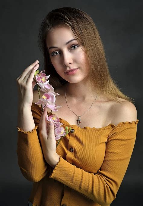 Girl Flower Beauty Cover Woman Face Hair Eyes Hands Ms