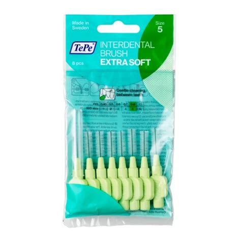 Tepe Interdental Brushes X Soft No5 Μεσοδόντια Βουρτσάκια 08mm 8τμχ