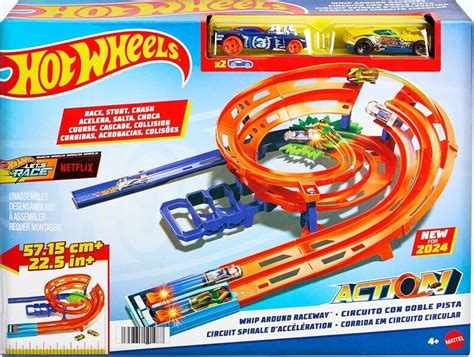 Hot Wheels Action Whip Around Raceway Ozone Bg