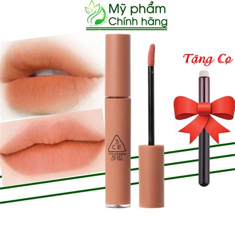 Mua Son 3CE Velvet Lip Tint New Nude Màu Cam Đào Nude Cho Phong Cách Tây Tây giá rẻ nhất