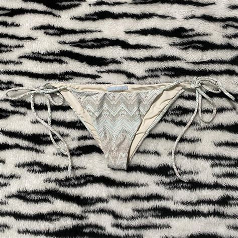Tribal Cheeky String Bikini Bottoms Brand Depop