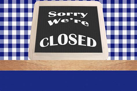 Sorry Were Closed Stock Photo Download Image Now Bar Drink