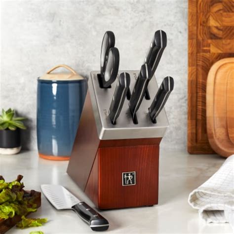 Henckels Dynamic 7 Pc Self Sharpening Knife Block Set 7 Pc Qfc