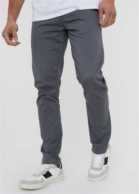 Mens Grey Trousers Light And Dark Grey Trousers Matalan